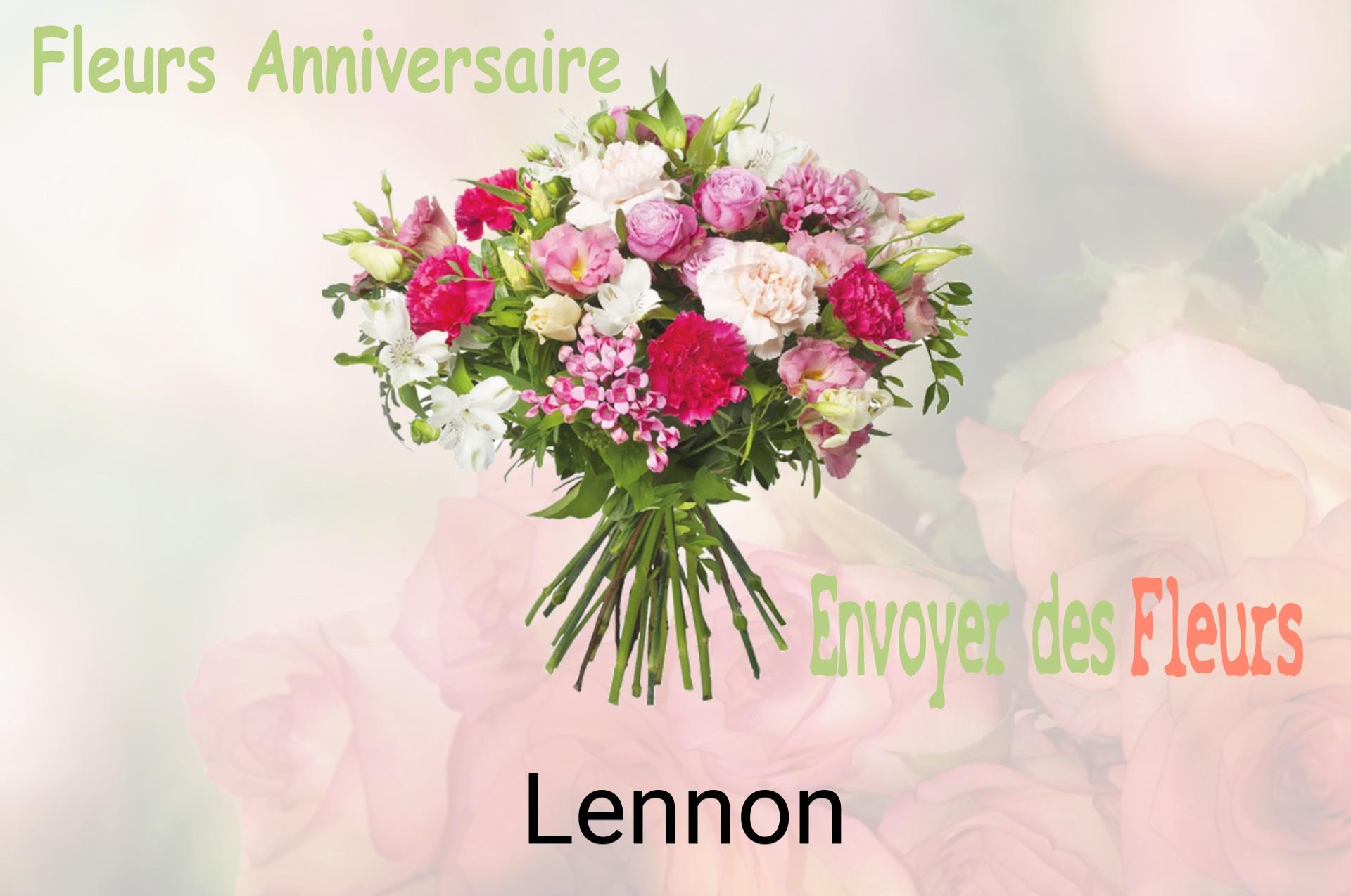 Bouquet de fleurs d’anniversaire livré à Lennon